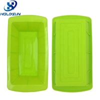 Moule à pain rectangulaire en silicone de qualité alimentaire, couleur personnalisable, à démoulage facile, pour la cuisson de pain de mie, gâteaux, chocolat et savon