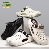 Deran OEM Sandales d'été pour couple, décontractées, antidérapantes, à plateforme, type Baotou, vente en gros, sabots personnalisés pour adultes