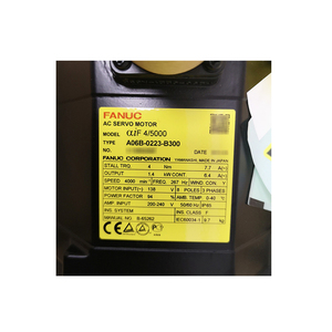 A06B-0223-B300 มอเตอร์เซอร์โว AC ของแท้ใหม่จากญี่ปุ่น FANUC ผู้จัดจำหน่ายอะไหล่ - Product Image 1