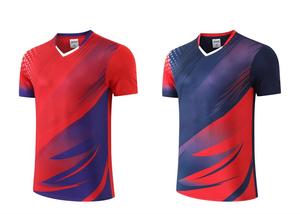 Jersey Bulu Tangkis Keluarga Kustom Bernapas Cepat Kering Ringan Seragam Tim Pertandingan Logo Kustom Pesanan Grosir - Product Image 5