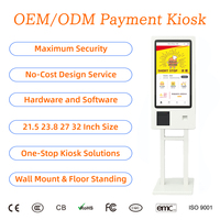 21.5 Inch Self Service Ordering Kiosk with Touch Screen Receipt Printer and QR Code Scanner for Efficient Restaurant Management