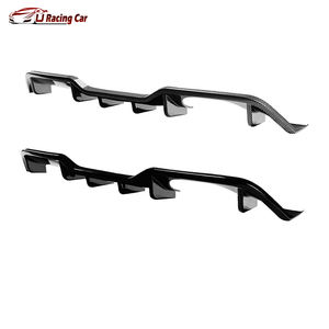 Accessoires de voiture Aileron de requin Couvercle de pare-chocs arrière Trim Spoiler Lip Diffuser Bumper Protector Cover For <span class=keywords><strong>Ford</strong></span> <span class=keywords><strong>Fiesta</strong></span> ST <span class=keywords><strong>MK7</strong></span> 2012-2017 - Product Image 4