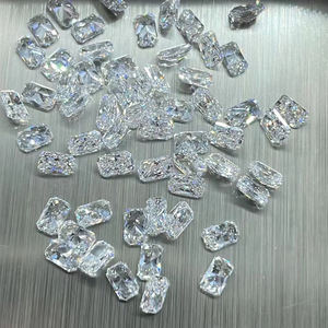 Moissanite หิน Moissanite 2*4mm-8*10มม. เพชรโมอิสสังเคราะห์สำหรับเครื่องประดับ - Product Image 4
