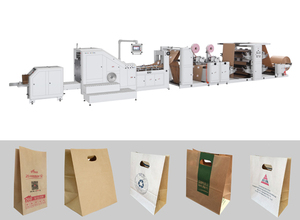 LSB-330D + TP + LST-4110 Dòng Máy Túi Giấy Đáy Vuông Dạng Cuộn Bán Tự Động Để Làm Túi Giấy - Product Image 2