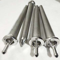 Penjualan Laris Filter Pipa Bor Baja Tahan Karat 304/316 yang Dapat Disesuaikan, Filter Batang Saringan untuk Industri Pengeboran