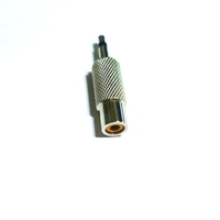Connecteur audio en alliage de zinc nickelé, prise mono 3,5 mm vers connecteur RCA femelle avec protection contre les courts-circuits