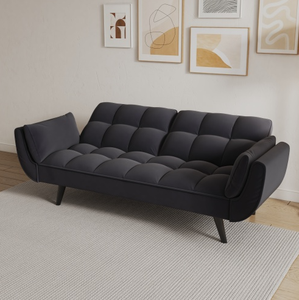 Canapé-lit convertible personnalisé, doux, avec deux accoudoirs, pour appartement, chambre, petit espace, salon, intérieur, ensemble en tissu, hôtels, villas - Product Image 3