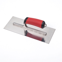 Outils à main robustes Uirlisi Coincréite en acier inoxydable pour le collage de plaques de plâtre, truelles flexibles pour plâtre, poignée TPR, outils pour béton