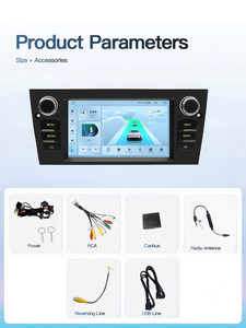 Radio para Auto Linux de 7 Pulgadas para BMW Serie 3 E90, Sistema Estéreo, Carplay, Reproductor de Video con Pantalla, Compatible con <span class=keywords><strong>YouTube</strong></span> - Product Image 6