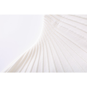 <span class=keywords><strong>Abito</strong></span> Midi Senza Maniche a Spalle Scoperte <span class=keywords><strong>in</strong></span> <span class=keywords><strong>Maglia</strong></span> Plissettata Resistente di Alta Qualità per Uso Quotidiano - Product Image 3