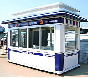 Estructura de acero para exteriores de alta calidad, Casa de Guardia prefabricada, quiosco de boletos de estacionamiento, contenedor de Seguridad para Oficina, caja de centinela para inodoro - Product Image 6