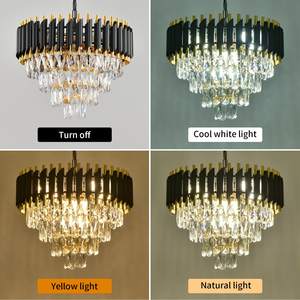 Personalizzato <span class=keywords><strong>rustico</strong></span> in metallo rotondo grandi lampadari nordici di lusso Hotel soggiorno ciondolo plafoniera Led <span class=keywords><strong>moderno</strong></span> <span class=keywords><strong>lampadario</strong></span> di cristallo - Product Image 4