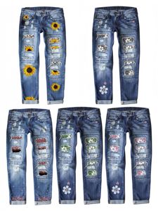 Günstiger Großhandel mit engen Denim-Baumwoll-Stretch-Modehosen für Damen und Herren jeans aus chinesischen Fabriken - Product Image 3