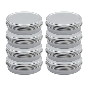 2Oz 60G Không Khí Chặt Chẽ Tùy Chỉnh Rỗng Vòng Nhôm Kim Loại Bạc Hà Kẹo Trà Lưu Trữ Có Thể Vít Nắp Hộp Thiếc - Product Image 1