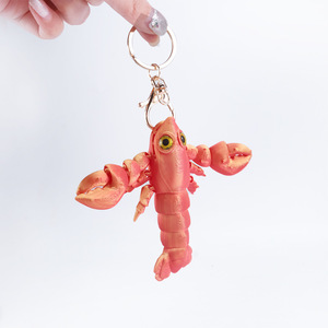 Porte-clés poulpe réaliste 3D imprimé par simulation 2026, jouet créatif et amusant, pendentif articulé, cadeau pour enfant - Product Image 3