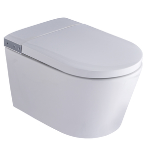 Inodoro Inteligente Moderno de Pared con Material Cerámico, Control Remoto, Luz <span class=keywords><strong>Nocturna</strong></span> y Calefacción en el Asiento, Nuevo Diseño - Product Image 1