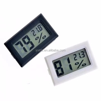 Termometer Higrometer Digital LCD Mini FY-11, Pengukur Suhu dan Kelembapan, Indikator Termograf