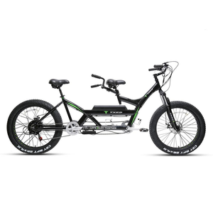 Vélo électrique <span class=keywords><strong>tandem</strong></span> TXED, dernier modèle, 7 vitesses, 48V 500W, <span class=keywords><strong>moteur</strong></span> roue arrière PE 26 pouces, batterie 13Ah, <span class=keywords><strong>pour</strong></span> les voyages - Product Image 3