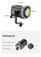Lumière vidéo VL-200Bi ULANZI 200W lumière vidéo LED bicolore COB lumière de remplissage pour la photographie