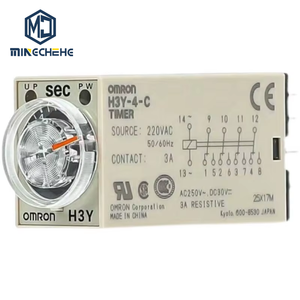 Time Delay Relay H3Y-4-C AC220V 60S Compatible With H3Y-2-C AC220V H3Y-4 AC110V H3Y-2 AC220V 10S Industrial Automation <b>Timer</b> Rel - Product Image 1
