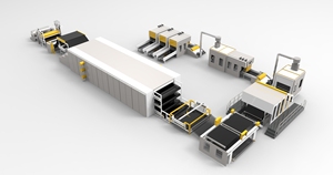 Không dệt máy máy mỗi La produzione di tessuti không tessuti thể tích gấp tốc độ cao dệt không dệt Tạp dề máy - Product Image 2