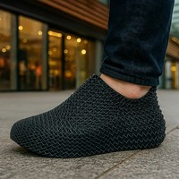 Chaussures de marche personnalisées OEM en TPU, style chunky, à enfiler, avec motif artistique imprimé en 3D