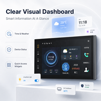 Interrupteur mural KNX avec écran tactile IPS, contrôle de scène, produits pour maison intelligente, automatisation domestique, interrupteur tactile intelligent KNX pour villa et hôtel