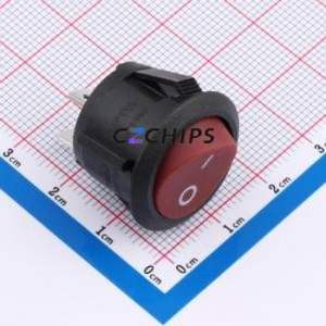 RT-S02-117-R4NBR2 DC Rocker Switch Through hole Component (THT),P=7mm Switch 20.2mm 21.1mm Concave Bend Without - Product Image 1