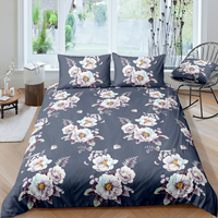 Nouveau design vente en gros de draps de lit imprimés de luxe lot de literie 4 pièces ensemble de taie d'oreiller housse de couette