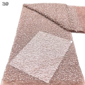 Tissu en dentelle africaine GUIPURE écologique 8913, délicat, avec broderie de strass, doux et respirant, pour vêtements/robes pour femmes - Product Image 3