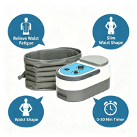 4 Chamber 360 Wrap 0-30 Min Timer Adjustable CE FCC Alat Pijat Kompresi Udara Pinggang