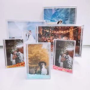 Cadre photo liquide en acrylique personnalisé sur le thème de la nouvelle conception <span class=keywords><strong>2022</strong></span>, 4*6 <span class=keywords><strong>pouces</strong></span>, photos de mariage, souvenir, cadre photo liquide - Product Image 6