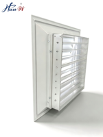 Diffuseur d'air carré moderne en aluminium pour la ventilation des plafonds des hôpitaux, écoles et bureaux, avec retour d'air