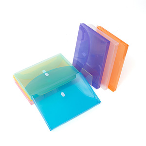 Buste in polipropilene di dimensioni legali FC espandibili con chiusura ad anello con gancio in plastica trasparente per archiviazione di <span class=keywords><strong>documenti</strong></span> da ufficio - Product Image 5