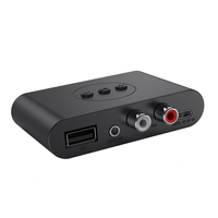 Nouvel adaptateur audio sans fil B21 BT 5.3 avec NFC, lecteur de carte USB, RCA, AUX 3,5 mm, stéréo, micro intégré pour kit voiture, haut-parleur, amplificateur