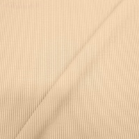 Kain Bergaris Rib 93% Viscose 7% Spandex 190gsm Elastis Tinggi Ramah Kulit Bernapas untuk Pakaian Santai & Olahraga