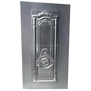 Peau de porte en tôle d'acier galvanisée en relief pour une utilisation dans les villas ou les portes extérieures laminage à froid - Product Image 4