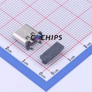 GT-<b>USB</b>-7090A <b>USB</b> <b>Connector</b> SMD <b>Connector</b> ( <b>Connector</b> Type: Type-C )( Protocol Standard: <b>USB</b> 2.0 )( Gender: Female ) - Product Image 2