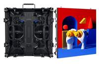 Panneau d'affichage LED de location en aluminium moulé sous pression P3.91 500x500mm, écran LED de scène à taux de rafraîchissement élevé pour studio professionnel