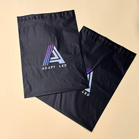 Kantong Plastik Polymailer Hitam Doff Custom Print Logo, Amplop Pos, Kemasan Pakaian, Tas Pengiriman, Polybag Bermerek