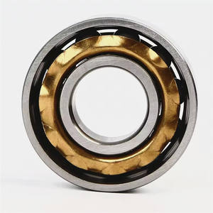 ลูกปืนเม็ดกลมร่องลึก EN17 E17 17*44*11มม. พร้อมกรงทองเหลือง - Product Image 1