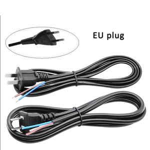 <strong>220V</strong> Ac <strong>Cable</strong> European Plug 2 Pins <strong>Rubber</strong> Extension 220 Volts Power Cord - Product Image 1