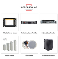 Amplificateur de sonorisation professionnel avec lecture USB pour installation audio dans les écoles, hôtels et usines