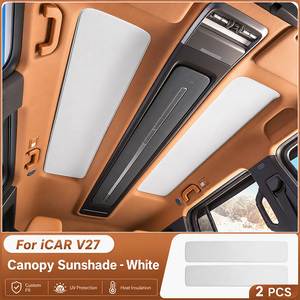 อุปกรณ์เสริมสำหรับรถยนต์ <span class=keywords><strong>Chery</strong></span> ICAR V27 ปี 2024 - ผ้าคลุมบังแดดแบบยืดได้สำหรับหลังคาซันรูฟ พร้อมฉนวนกันความร้อนสำหรับตกแต่งภายในรถยนต์ - Product Image 5