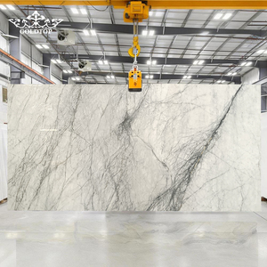 Goldtop Zermatt White <b>Marble</b> Waterproof Natural Stone Polished Slabs Countertops Vanity Top Floor Tiles Wall Panel Hotel Durable - Product Image 6