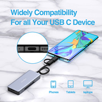 Lector de Tarjetas USB 3.0 Tipo C 2 en 1 SD/CF/M2/MS 5 en 1, Tipo CF