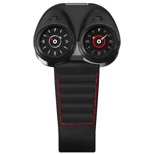 Reloj <span class=keywords><strong>de</strong></span> Cuarzo con Esfera <span class=keywords><strong>de</strong></span> Velocímetro Retro, Diseño <span class=keywords><strong>de</strong></span> Capó Abierto, Reloj <span class=keywords><strong>de</strong></span> Moda Inspirado en Instrumentos <span class=keywords><strong>de</strong></span> Carreras - Product Image 1