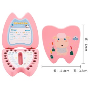 Scatola in Legno per Conservare i Denti da Latte, Regalo Ricordo Anti-Smarrimento per Bambini, Contenitore per Collezione di Denti - Product Image 3