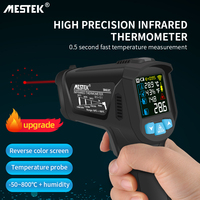 Thermomètre à main pour la mesure sans contact de la température de l'objet-50 ~ 800C IR02C Thermomètre numérique pour four à pizza
