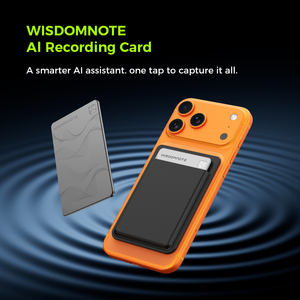 Enregistreur vocal <span class=keywords><strong>Devia</strong></span> AI 64 Go, Bluetooth, Wi-Fi double bande, en alliage d'aluminium, avec résumé d'organisation par IA, enregistrement continu 24h pour les réunions - Product Image 1